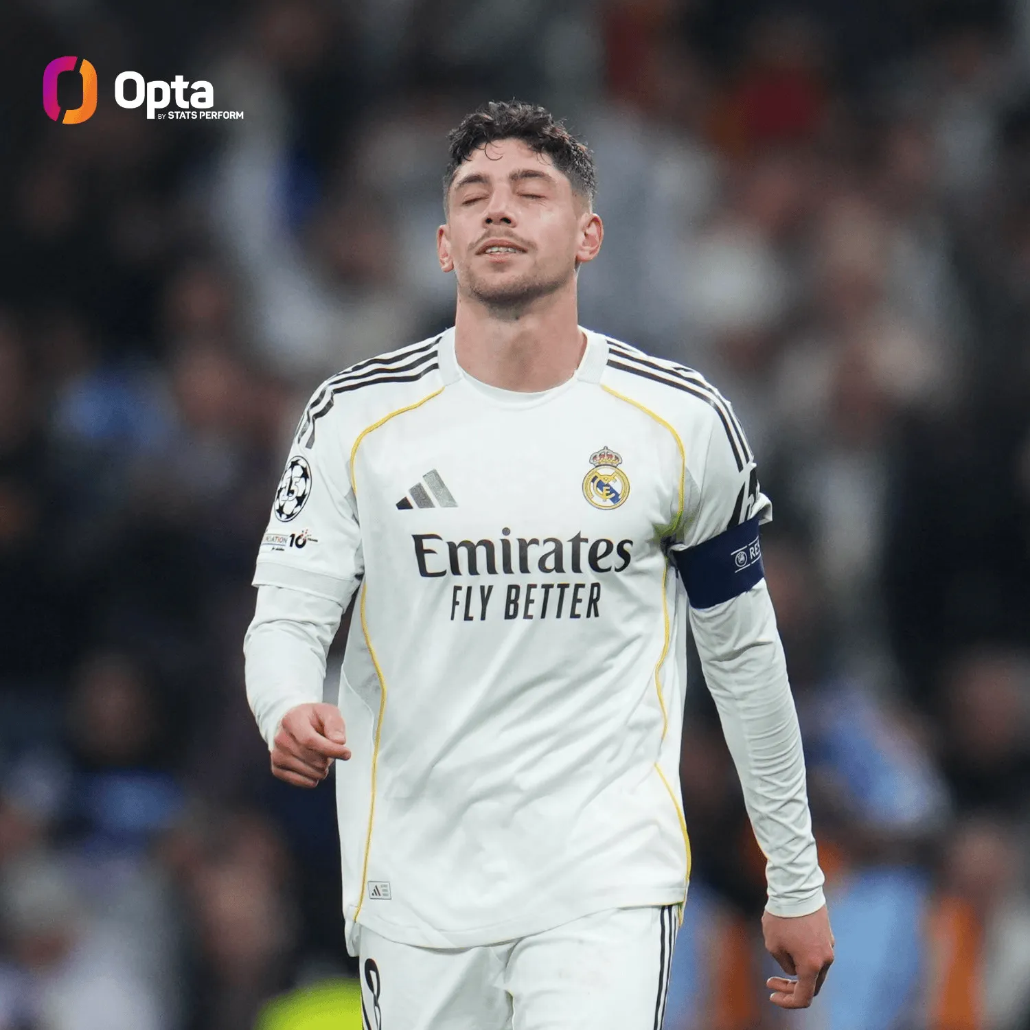 巴尔韦德此前75场欧冠一共只打进3球，今天半场即戴帽